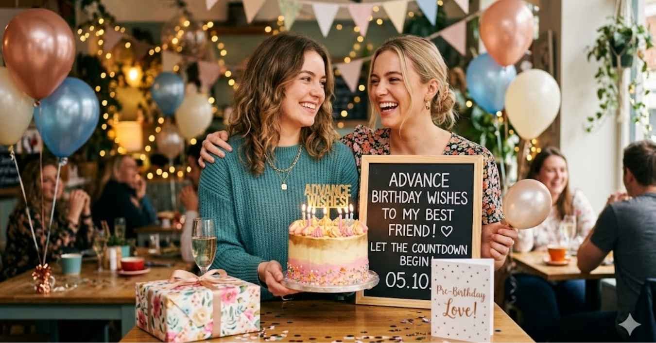 Advance Birthday Wishes for Friend