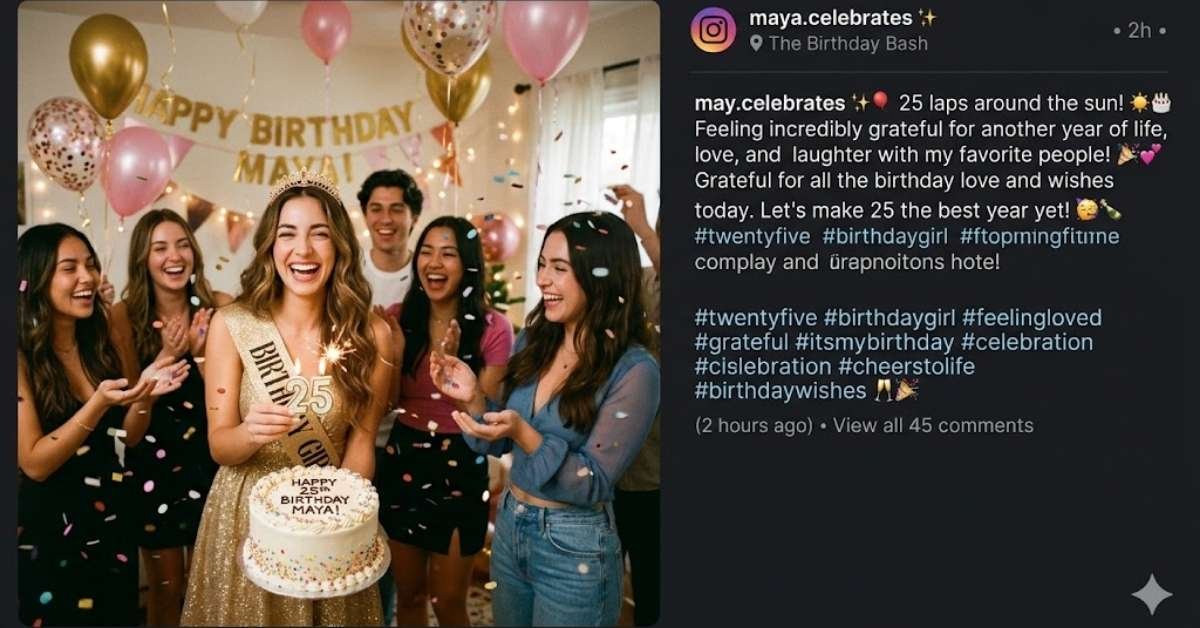 Birthday Instagram wishes
