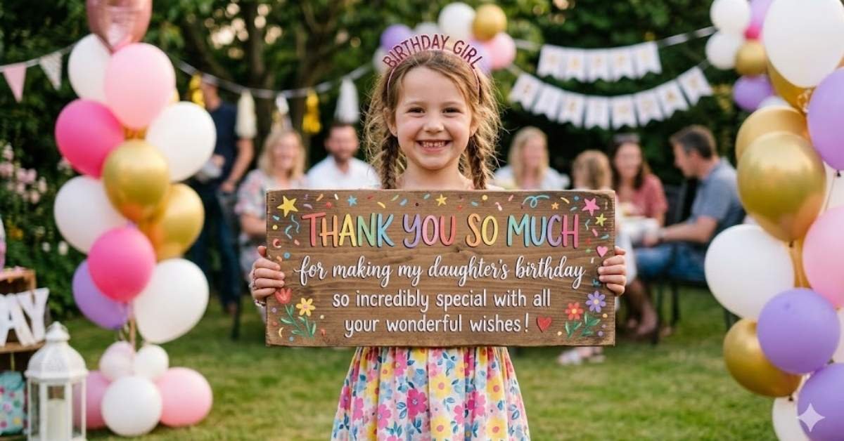 thank you message for birthday wishes for my daughter