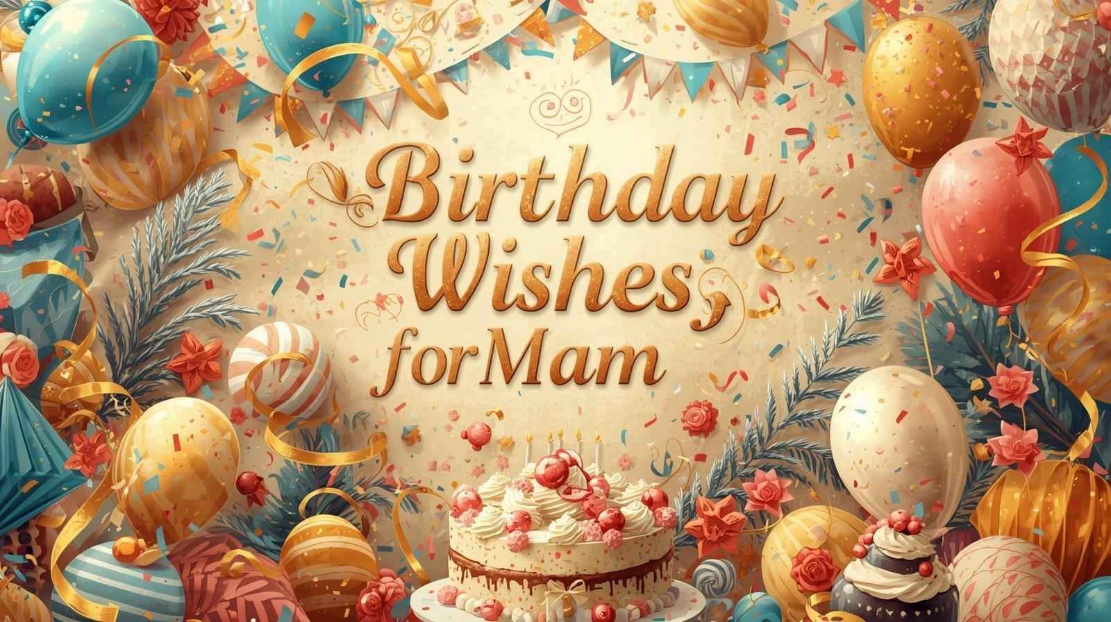 Birthday Wishes for Mam
