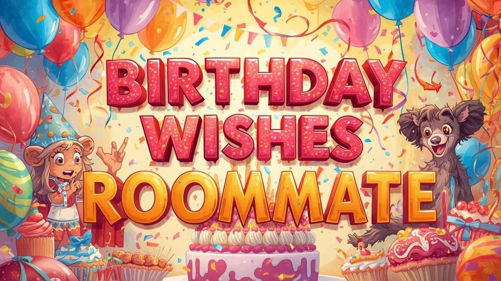 Birthday Wishes for Roommate