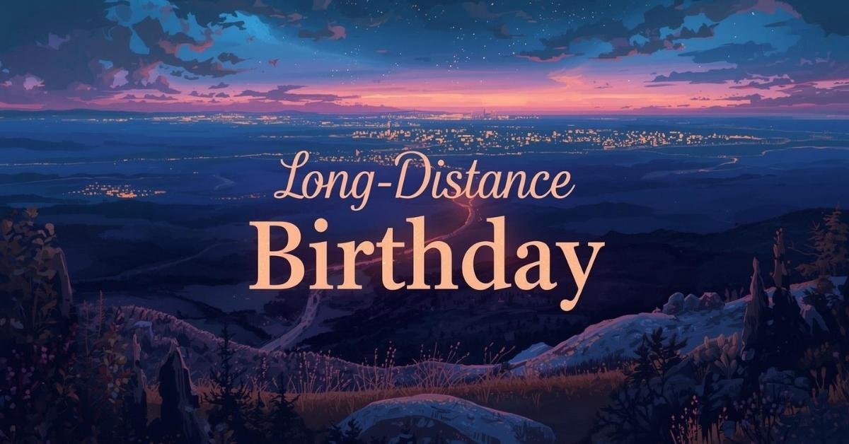 Long-Distance Birthday Wishes