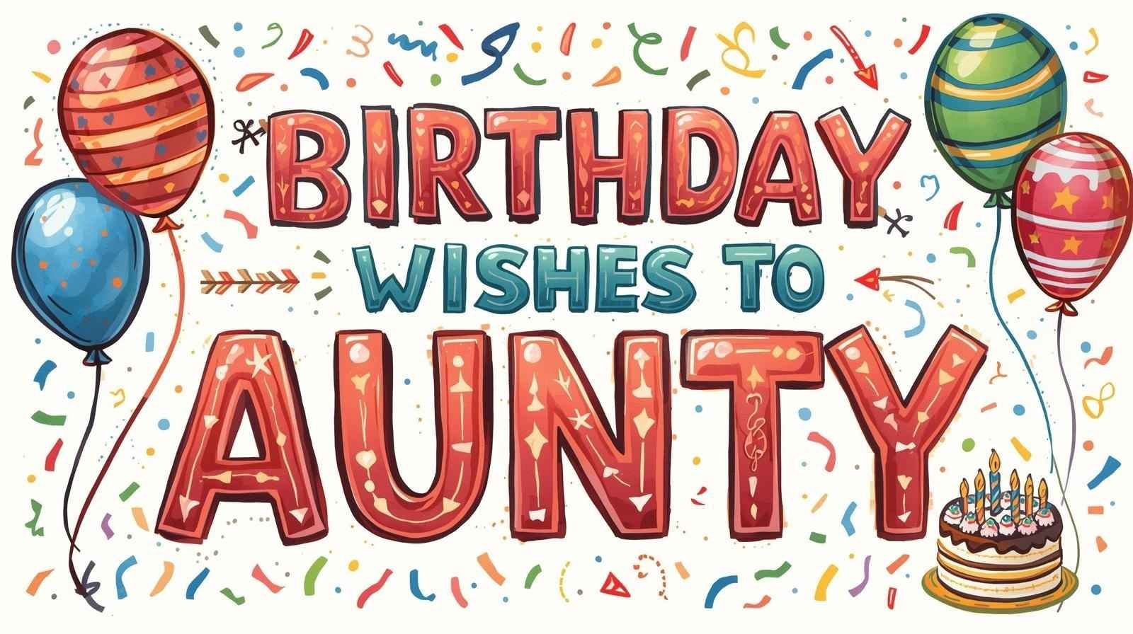 birthday wishes to aunty